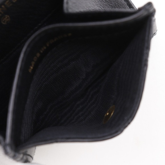 CHANEL Black Logo Wallet - Picture 7 of 11